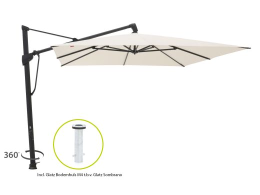 Glatz Sombrano S+ Easy Ampelschirm 400x300 cm