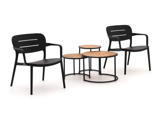 Forza Pazzia Lounge Balkonmӧbel-Set 5-teilig