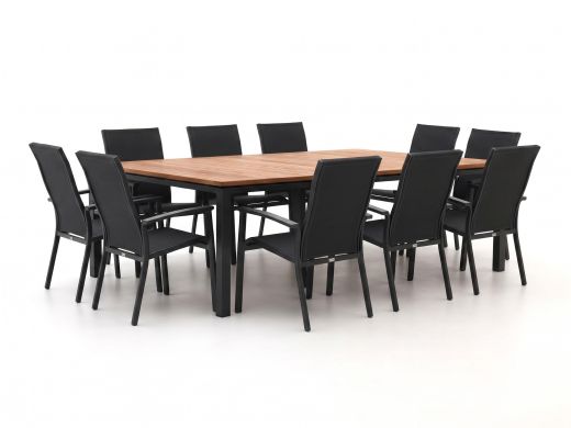 Bellagio Avio/Linosa 240x160 cm Gartenmöbel-Set 11-teilig stapelbar