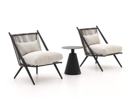 Intenso Brittoli/Tusa ø 42 cm lounge Balkon-Set 3-delig
