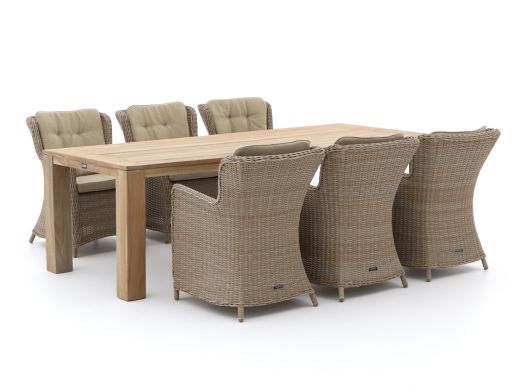 Intenso Milano/ROUGH-X 240 cm Gartenmöbel-Set 7-teilig