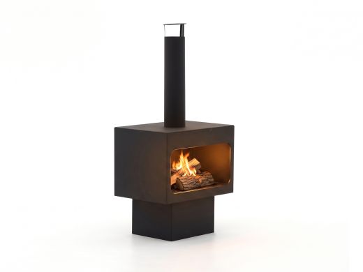 RedFire Jersey XL Kamin 40x56x118 cm - Schwarz