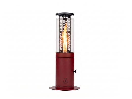 Monti HeatLine Ember Pellet Heizstrahler ø 24 cm (h: 58 cm) - Rot