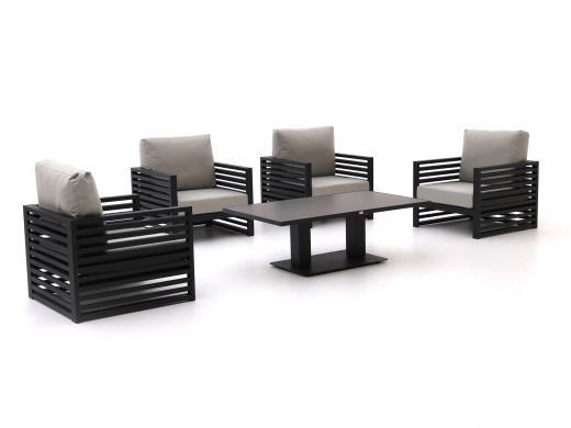 Bellagio Cadora/Usini Sessel Lounge-Set 5-teilig verstellbar
