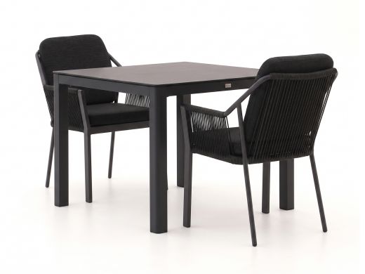 Tierra Outdoor Liv/La Fonte 90cm dining tuinset 3-delig stapelbaar