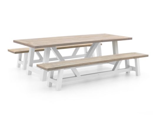 Bellagio Bresimo 260 cm Picknick Sitzgruppe 3-teilig