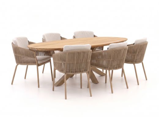 Hartman Sevilla/San Sebastian 200cm dining tuinset 7-delig