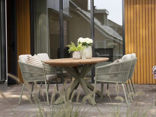 Hartman Sevilla/San Sebastian 200 cm Gartenmöbel-Set 5-teilig