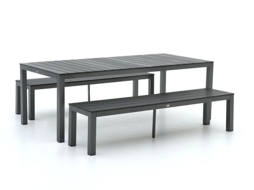 Bellagio Fidenza 220 cm Picknick Sitzgruppe 3-teilig