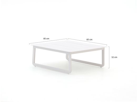 Bellagio Bertinoro Loungetisch 85x85x32 cm