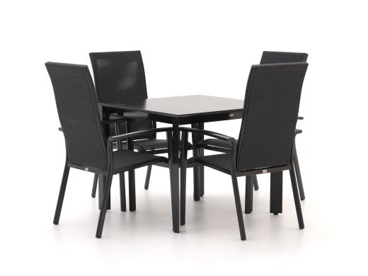 Bellagio Avio/Sestino 90 cm Gartenmöbel-Set 5-teilig stapelbar