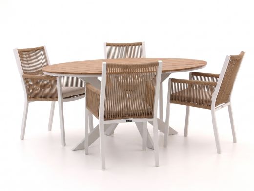Manifesto Rivola/Fidenza 180 cm oval Gartenmöbel-Set 7-teilig