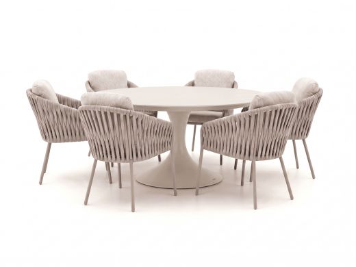 SUNS Nappa/Nova ø 170 cm Gartenmöbel-Set 7-teilig