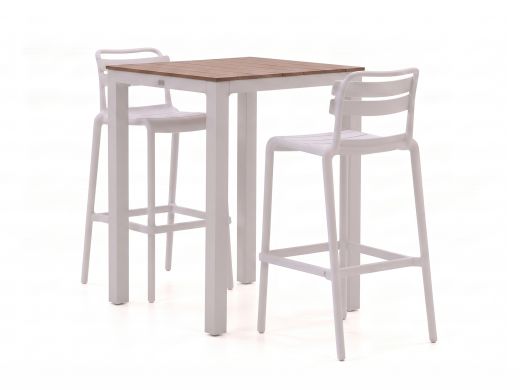 Forza Vico/Fidenza 80 cm Gartenbar-Set 3-teilig