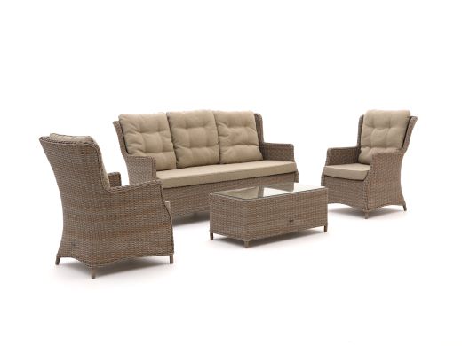 Intenso Milano Sessel-Sofa Lounge-Set 5-Sitzer 4-teilig