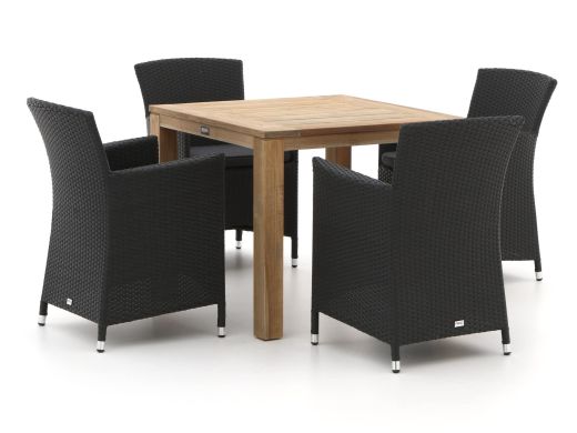 Forza Barga/ROUGH-S 90 cm Gartenmöbel-Set 5-teilig