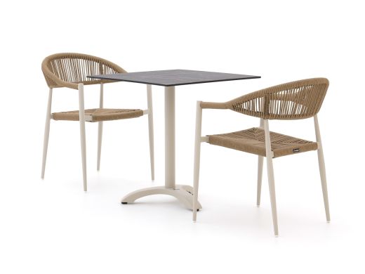Manifesto Belpasso/Lisio 70 cm Gartenmöbel-Set 3-teilig stapelbar
