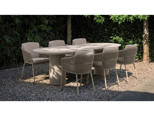 Hartman Sevilla/Valencia 220 cm Gartenmöbel-Set 7-teilig