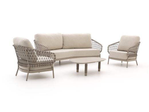 Tierra Outdoor Juno/Moretti Sessel-Sofa Lounge-Set 4-teilig