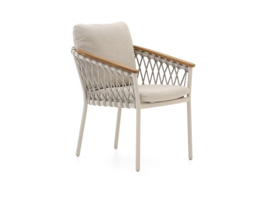 Bellagio Birgi Novo/Santa Severina ø 130 cm Gartenmöbel-Set 5-teilig stapelbar