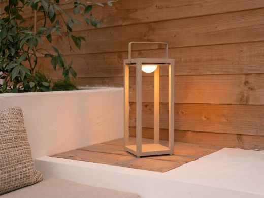 SUNS Jack Solar-Laterne 22x22x54 cm - Camel Sand