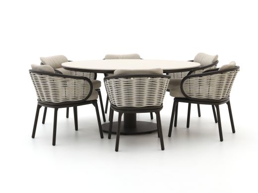 Apple Bee Pine Key/Melville ø 160 cm Gartenmöbel-Set 7-teilig