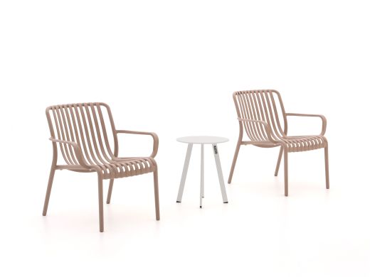 Forza Cali/Bovezzo ø 40 cm Balkon-Set 3-teilig stapelbar