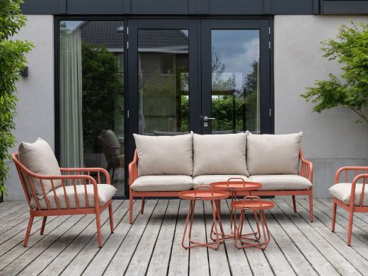 Manifesto Celante Gartensessel - Orange - Aluminium