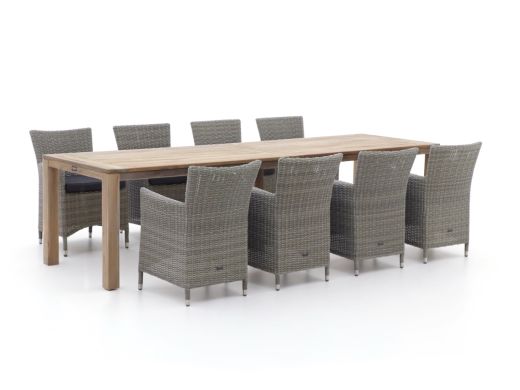 Intenso Borno/ROUGH-S 300 cm Gartenmöbel-Set 9-teilig