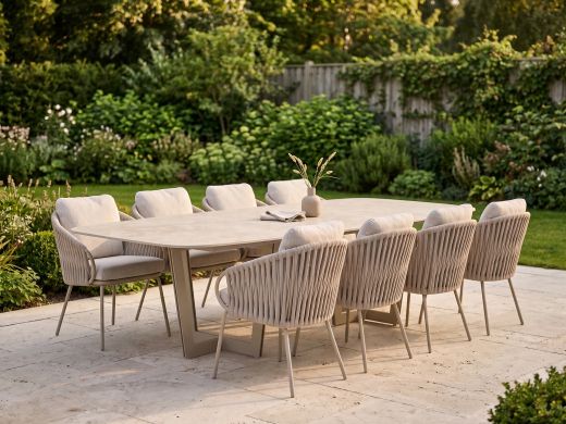 SUNS Dolce Gartenstuhl - Taupe - Beige - Braun - Rope (Seil)