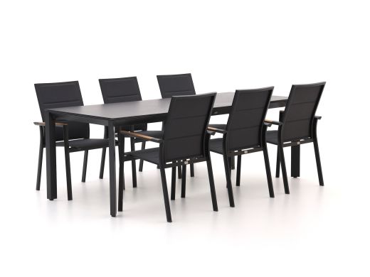 Bellagio Albinea/Sestino 220 cm Gartenmöbel-Set 7-Teilig Stapelbar