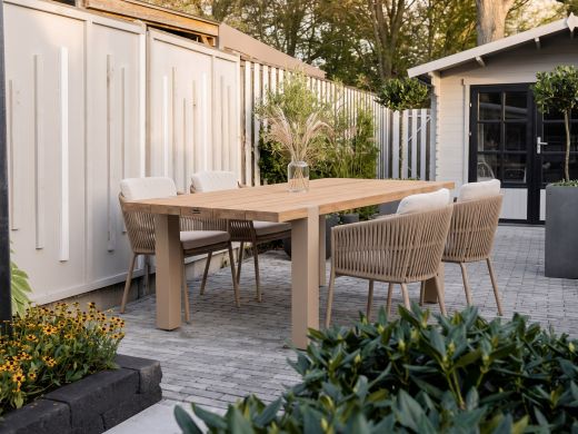 Hartman Sevilla/Almeria 200 cm Gartenmöbel-Set 5-teilig