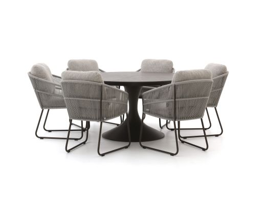 SUNS Noli/Nova ø 150 cm Gartenmöbel-Set 7-teilig