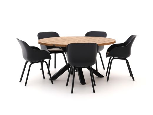 Hartman Le Soleil Element/Stephanie ø150 cm Gartenmöbel-Set 6-teilig