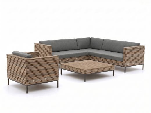 ROUGH-D Ecklounge-Set 5-teilig 6-Sitzer