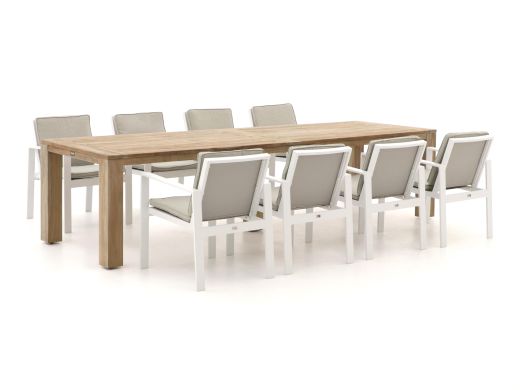 Bellagio Vezzano/ROUGH-X 320 cm Gartenmöbel-Set 9-teilig