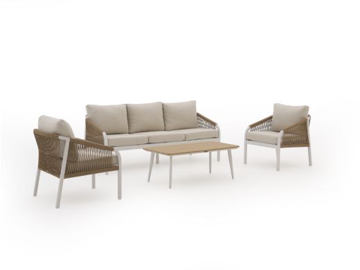 Manifesto Copparo Sessel-Sofa Lounge-Set 4-teilig