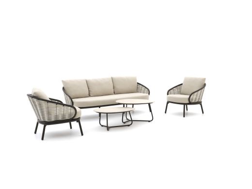 Apple Bee Pine Key Sessel-Sofa Lounge-Set 5-teilig 5-Sitzer