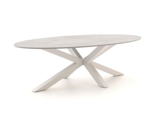 Bellagio Induno Ellips Gartentisch 280x130 cm