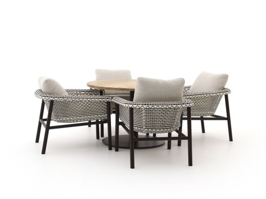 Zavelli Cuore ø 120 cm Gartenmöbel-Set 5-teilig