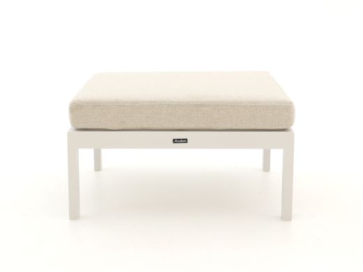 Manifesto Alzano Lounge Gartenhocker 78x78 cm - White (inkl. Kissen)