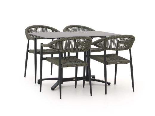 Manifesto Belpasso/Canzo 120 cm Gartenmöbel-Set 5-teilig klappbar stapelbar
