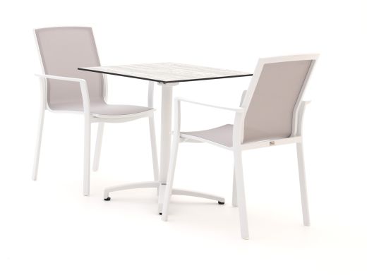 Bellagio Dranera/Canzo 70 cm Gartenmöbel-Set 3-teilig stapelbar