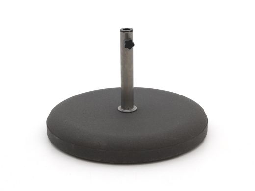 Sonnenschirmständer 40 kg Beton - Rund/Anthrazit für Rohrdurchmesser ø 25-44 mm