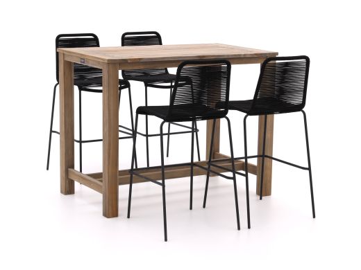Manifesto Mussa/ROUGH-X 135 cm Gartenbar-Set 5-teilig stapelbar