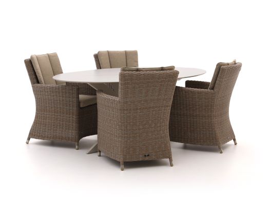 Intenso Adriano/Furato ellips 200 cm Gartenmöbel-Set 5-Teilig