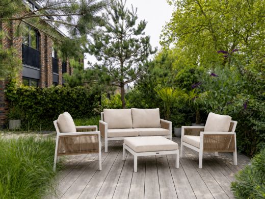 Manifesto Alzano Sessel-Sofa Lounge-Set 4-teilig