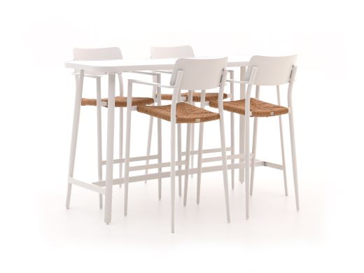 Bellagio Cino 175 cm Gartenbar-Set 5-Teilig Stapelbar