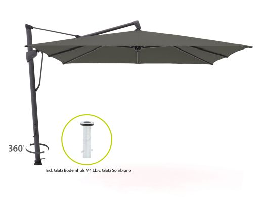 Glatz Sombrano S+ Easy Ampelschirm 350x350 cm