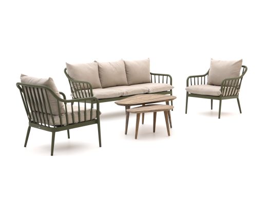Manifesto Celante/ROUGH-K Sessel-Sofa Lounge-Set 5-Sitzer 5-teilig